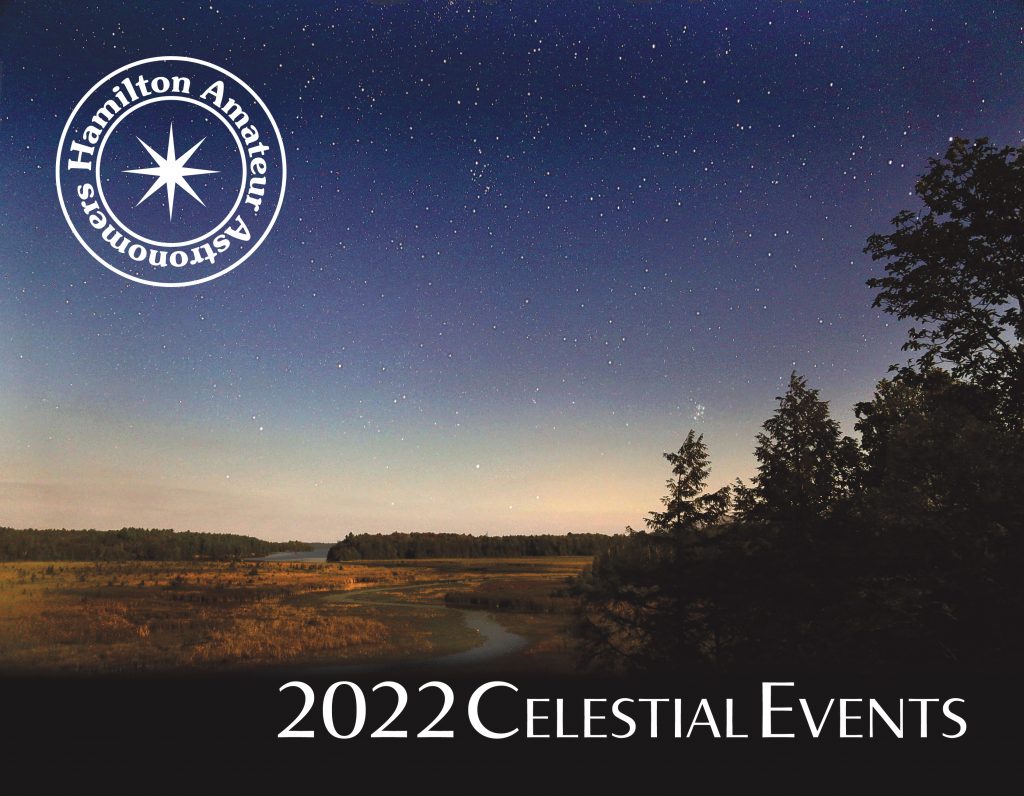 2022 Celestial Events Calendar - Hamilton Amateur AstronomersHamilton